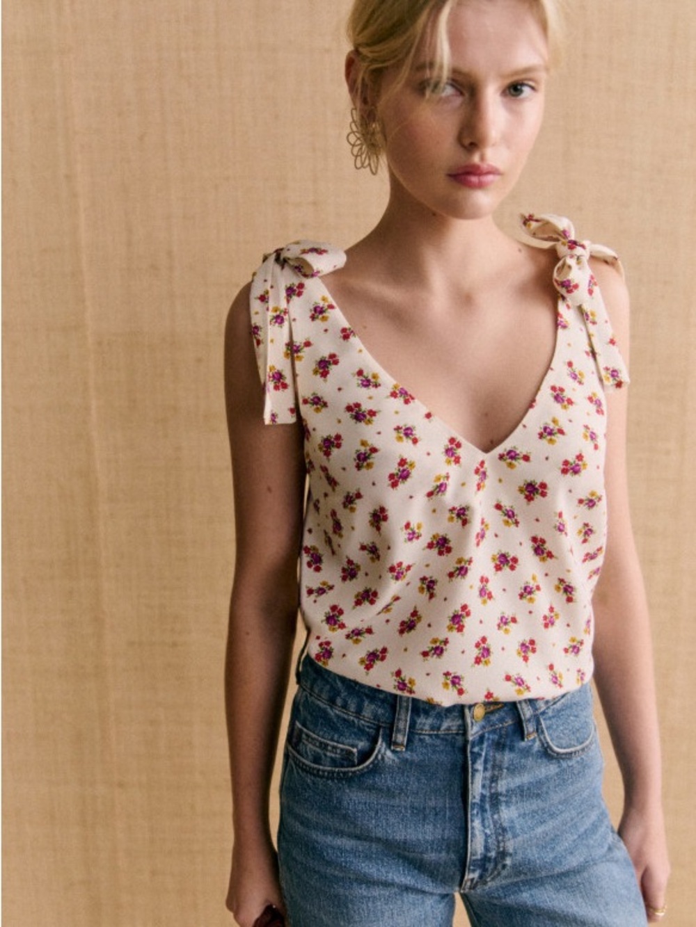 Sézane Lara Blouse in Mindy Print | Size US 2